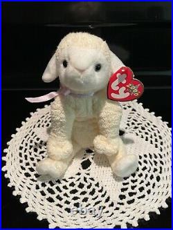 Fleecie 2000 Ty Beanie Babie 6in Easter Lamb Sheep 3up Boys Girls 04279 for sale online 