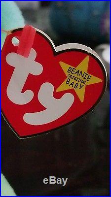 Ty beanie baby Very Rare Peace Bear 1996 orig. Collectible with Tag Errors MINT