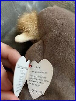 Ty beanie baby jolly Retired Rare Withtag Errors