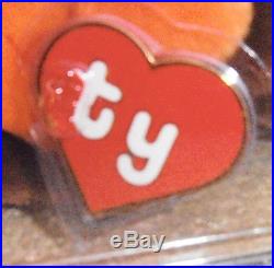 ULTRA RARE Authenticated Ty 1st gen MWMT MQ! CHOCOLATE Beanie Baby Korean Tags