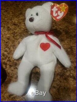 ULTRA RARE Valentino TY beanie baby with errors and brown nose 8 Errors