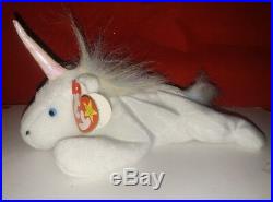Unicorn baby RARE NWT Ty Beanie MYSTIC iridescent MOST VALUABLE LTD MINT