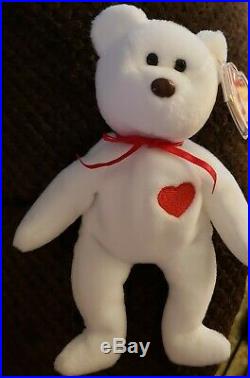 VALENTINO Ty beanie baby with ALL RARE ERRORS. Ty tag 1994 tush tag 1993 MINT
