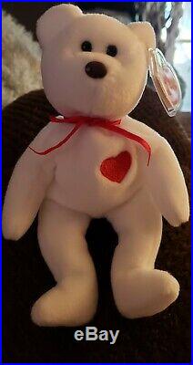 VALENTINO Ty beanie baby with ALL RARE ERRORS. Ty tag 1994 tush tag 1993 MINT