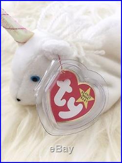VERY RARE Mystic Beanie Baby with Iridescent Horn 1993-1994 with Tag Errors