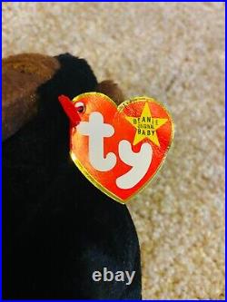 VERY RARE RETIRED Ty Beanie Baby CONGO the Gorilla Plush Toy with Tag Errors