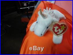 VERY RARE Ty Beanie Baby MYSTIC Unicorn Retired and Mis-tagged Error 1993-1994