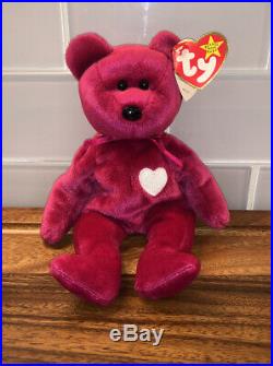 Feb 14th 1998  Gasport Details about   TY Beanie Baby Valentina The Bear W/Tag Retired   DOB 