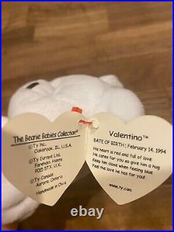 Valentina and Valentino Ty Beanie Babies- Rare Errors
