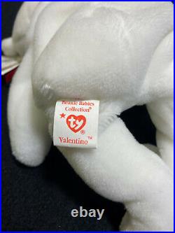 Valentino Beanie Baby Bear RARE and one of the most collectible bears