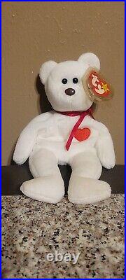 Valentino Bear Beanie Baby Rare/Errors