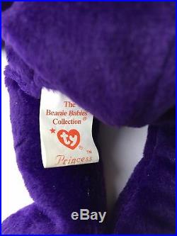 Very Rare Beanie Baby 1997 Princess Diana Ty Memorial Fund