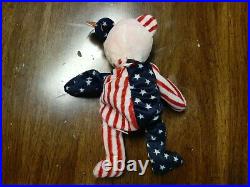 Very Rare Spangle Bear Ty Beanie Baby 1999 Retired 1st Edition Very Cool
