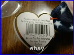 Very Rare Spangle Bear Ty Beanie Baby 1999 Retired 1st Edition Very Cool