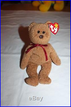 Very Rare TY Beanie Baby Curly the Bear with MANY ERRORS