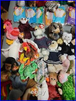 Vintage Beanie Babies Lot 120 Adult Owned Retired Rare New Make Offer