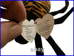 Vintage Beanie Baby Spinner the Spider Rare & Retired with Errors