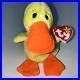 Vtg_Rare_Quackers_Beanie_Baby_Multiple_Errors_See_Description_01_wv